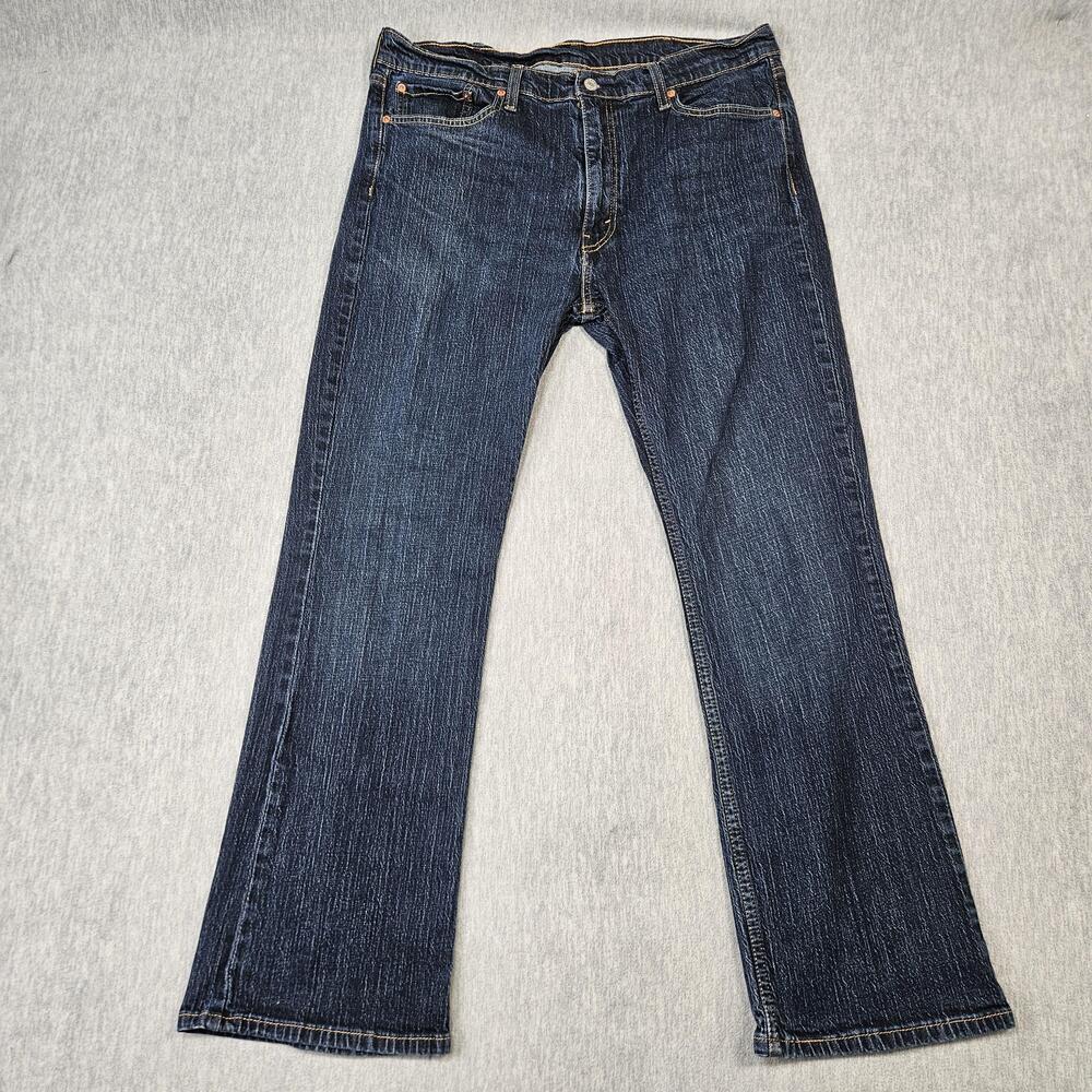 Levi's Jeans Mens 38x32 Blue 527 Bootcut Dark Wash Cowboy Western